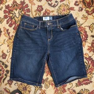 Old navy kids size 14 jean shorts